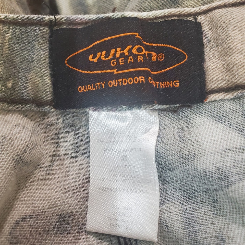 Yukon Gear Mens Break-Up Camo Cargo Hunting Pants Adjustable Waist XL 40x30 - Picture 6 of 11
